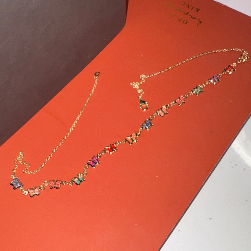 Pretty Bird Vibrant Butterfly Necklace